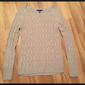 American Eagle Sweater, Tan, Size Medium